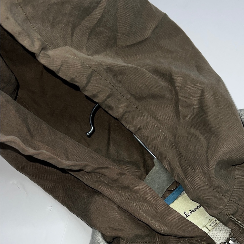 Elevenses Anthropologie Gray and Brown Jacket - Picture 8 of 9